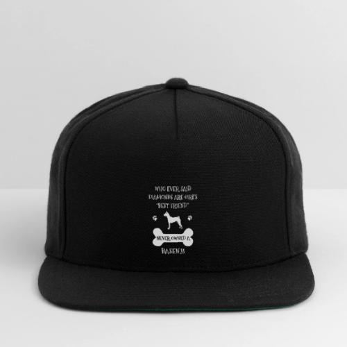 My Best Friend Is Basenji Cool Gift - Snapback Baseball Cap