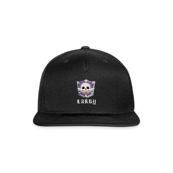 Hoodie larry god - Snapback Baseball Cap - black - Front
