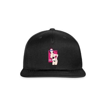 so good - Snapback Baseball Cap - black - Front