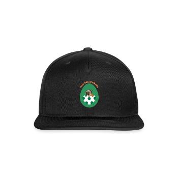 Dog in the egg Easter Egg - Snapback Baseball Cap - black - Front