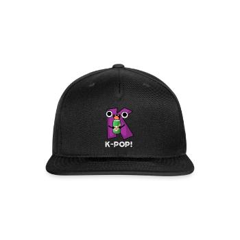K Pop Cute Music Soda Pop - Snapback Baseball Cap - black - Front