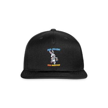 Egg Cellent Egg Hunter - Snapback Baseball Cap - black - Front