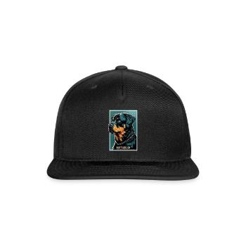 Rottweiler - Guardians of Heart - Snapback Baseball Cap - black - Front