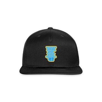 Thorn in Someone’s Sky Tee - Snapback Baseball Cap - black - Front