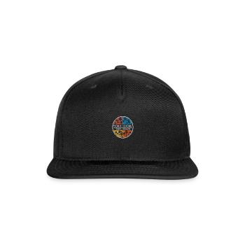 North Shore Oahu Hawaii Hawaiian Islands Stylish - Snapback Baseball Cap - black - Front