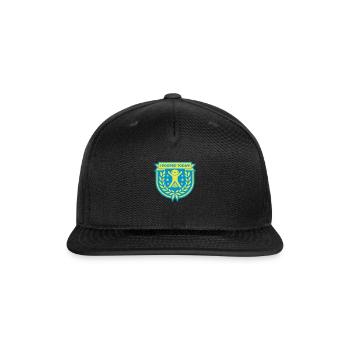 I pooped today quote - Snapback Baseball Cap - black - Front