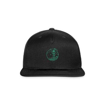 Light House - Snapback Baseball Cap - black - Front