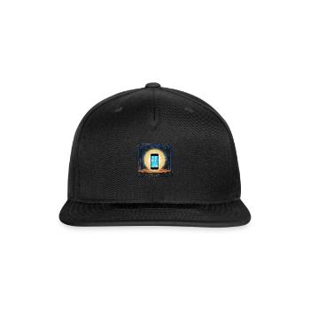 Shine Like Your Smartphone Screen - Snapback Baseball Cap - black - Front
