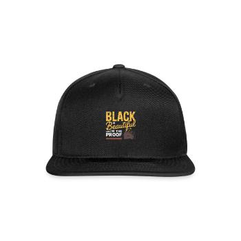 Juneteenth Black Is Beautiful Black Women - Snapback Baseball Cap - black - Front