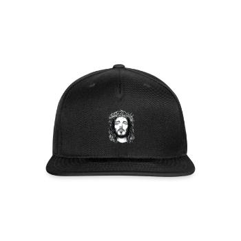 jesus - Snapback Baseball Cap - black - Front