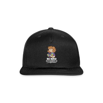 Autism awareness be child mother woman - Snapback Baseball Cap - black - Front