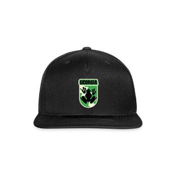 US States GEORGIA - Snapback Baseball Cap - black - Front