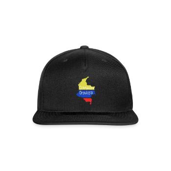 Colombiana Orgullosa Latin Pride Collection - Snapback Baseball Cap - black - Front