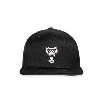 Primal Gorilla Crest - Snapback Baseball Cap - black - Front