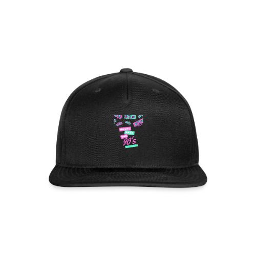 Bring Back The 90s Nostalgia Design| Retro 90s Art - Snapback Baseball Cap