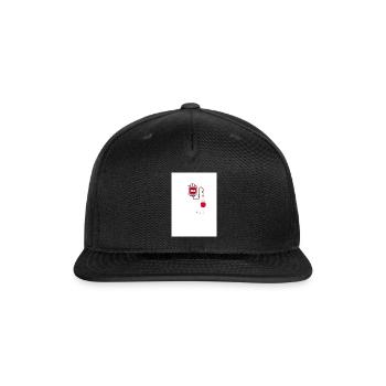 BLOOD DRIPPING  - Snapback Baseball Cap - black - Front