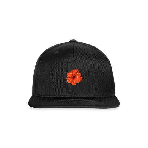 Orange flower - Snapback Baseball Cap