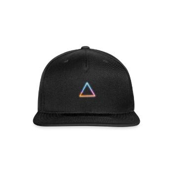 TRIANGLE - Snapback Baseball Cap - black - Front