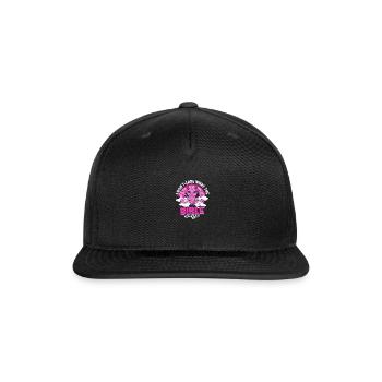 Je me fiche de ce que dit la Bible - satanique - Casquette de baseball Snapback - noir - Devant