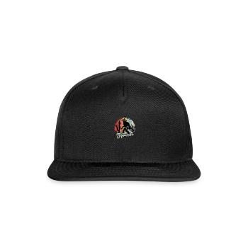 El Squatcho - cryptid - Snapback Baseball Cap - black - Front