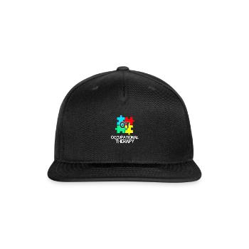 Occupational Therapy OT - Snapback Baseball Cap - black - Front