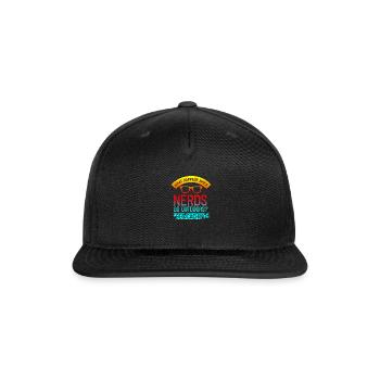 Nerds Go Outdoors Geo Coaching - Snapback Baseball Cap - black - Front