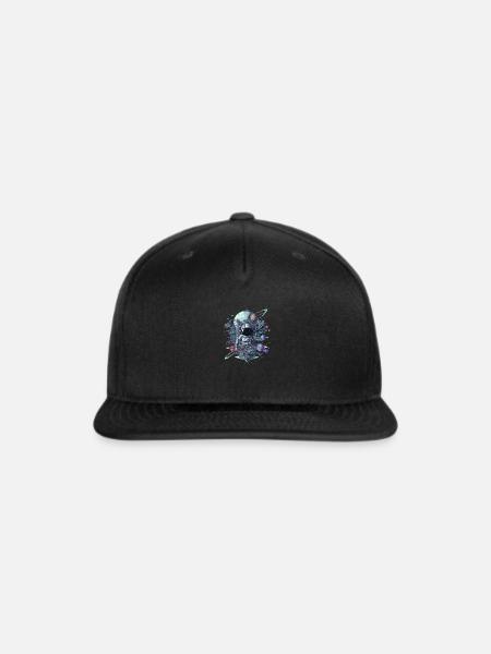Astronaut - Snapback Baseball Cap - black