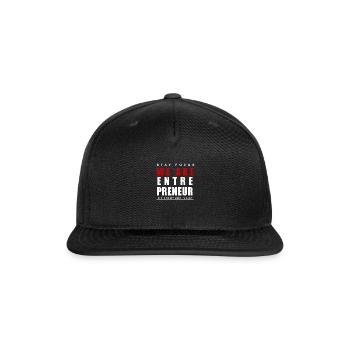 We are entrepreneur - Snapback Baseball Cap - black - Front