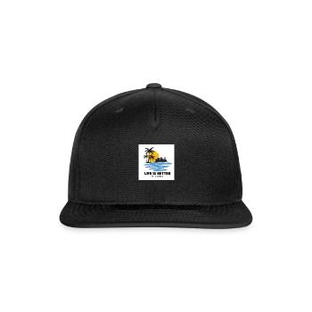 Travel - Snapback Baseball Cap - black - Front