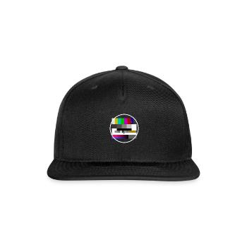 No signal TV screen FuBK - Snapback Baseball Cap - black - Front