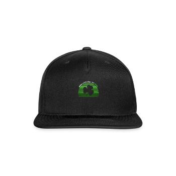 Shamrock Leaf - Snapback Baseball Cap - black - Front