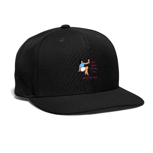 Le vin oui tout le temps - Casquette de baseball Snapback