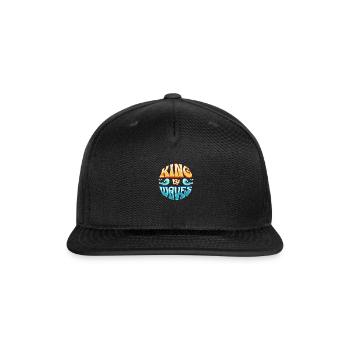 King Of Waves - Snapback Baseball Cap - black - Front