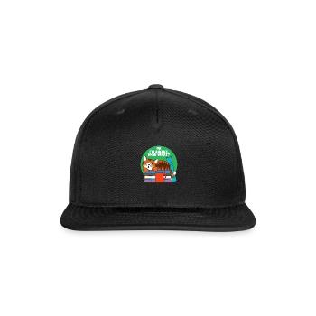 I m Awake Now What Grouchy Sleeping Cat - Snapback Baseball Cap - black - Front