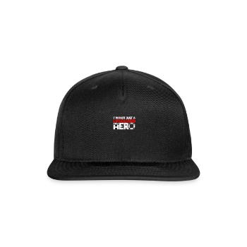 I'm not just a lifeguard, I'm a hero - lifeguard - Snapback Baseball Cap - black - Front