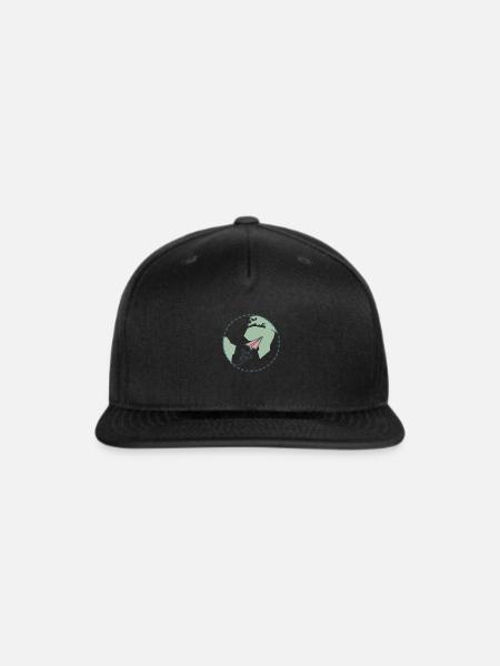 Flying Around The Globe - Snapback Baseball Cap - black