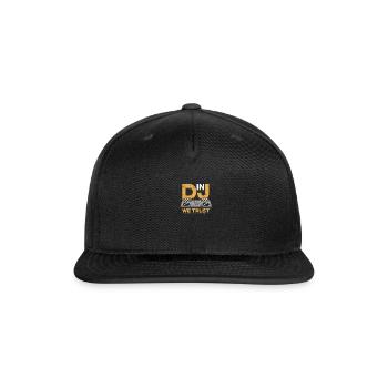 In DJ we trust - DJ - Snapback Baseball Cap - black - Front