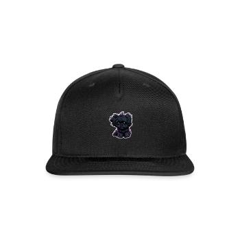 Enchanted Glow: black Affenpinscher with glow - Snapback Baseball Cap - black - Front