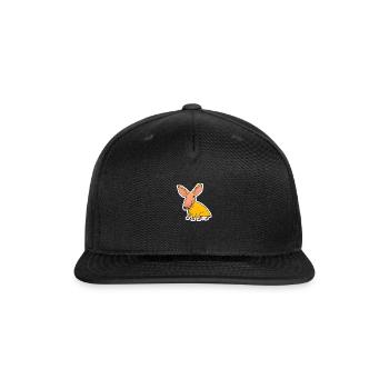 Cute Yellow Aardvark Art: Whimsical and Playful - Snapback Baseball Cap - black - Front