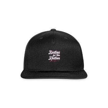 Besties for the Resties - Snapback Baseball Cap - black - Front