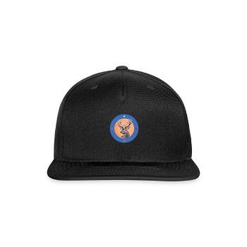 Deer Retro - Snapback Baseball Cap - black - Front