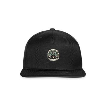 Brewing Magic One Grump At A Time - Grumpy Goblin - Snapback Baseball Cap - black - Front