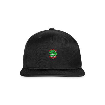 MIGHT AS WELL SLEEP UNDER THE TREE - Christmas - Snapback Baseball Cap - black - Front