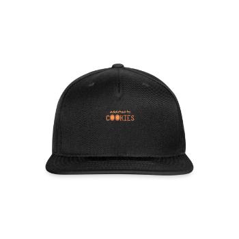 Addicted To Cookies - Snapback Baseball Cap - black - Front
