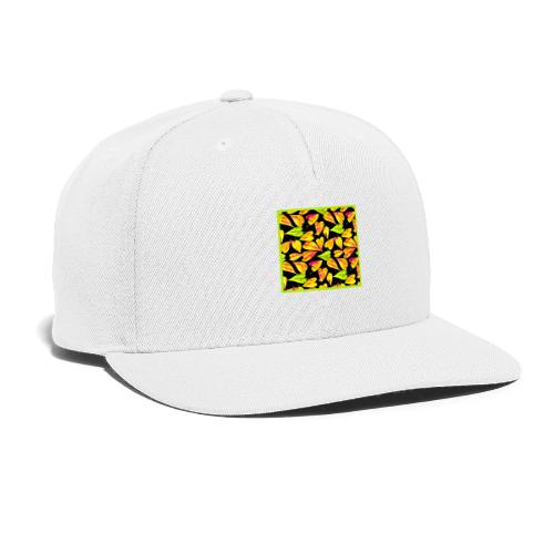Neon Leaf Art Elegance - Snapback Baseball Cap