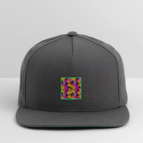 Chic Neon Leaf Lively Design - Snapback Baseball Cap