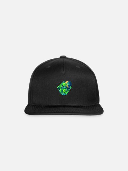 IlluminET122 - Snapback Baseball Cap - black