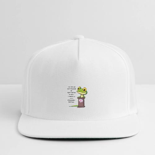 Public Comment Lizard Design - Snapback Baseball Cap
