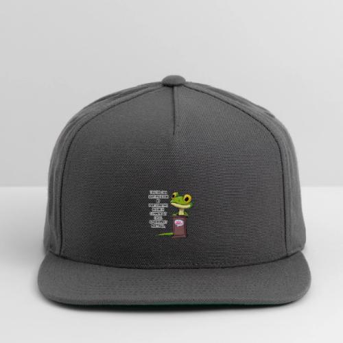 Public Comment Lizard Design - Snapback Baseball Cap
