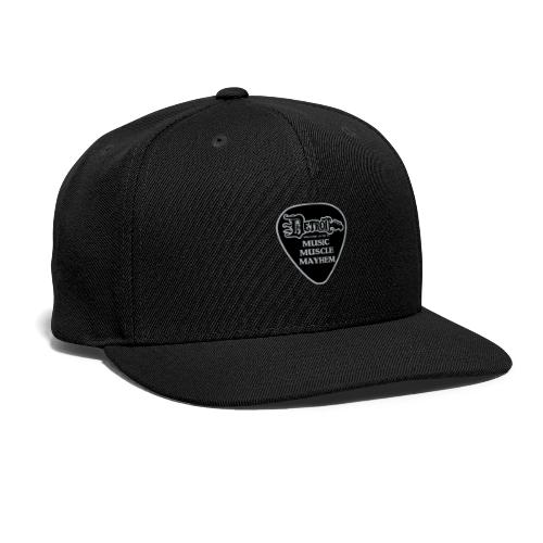 Welcome to the D® Guitar Pick Black and Silver b - Snapback Baseball Cap